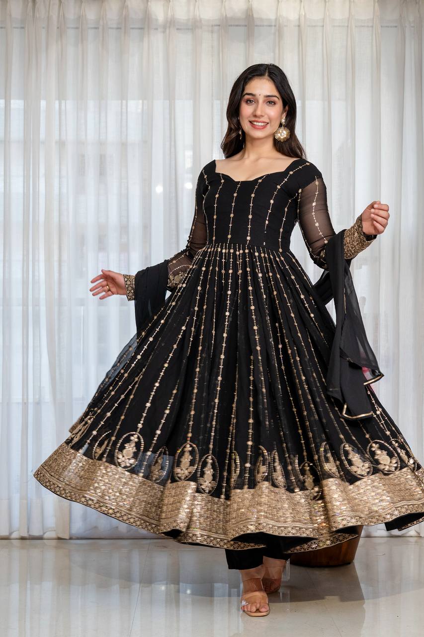 Kashi - TD Faux Blooming Anarkali set