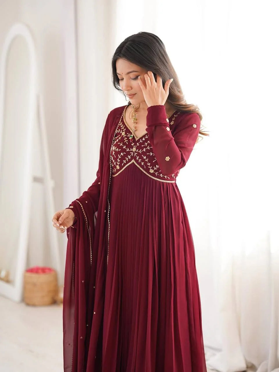 Ishika - MF Elegant designer gown Anarkali suit