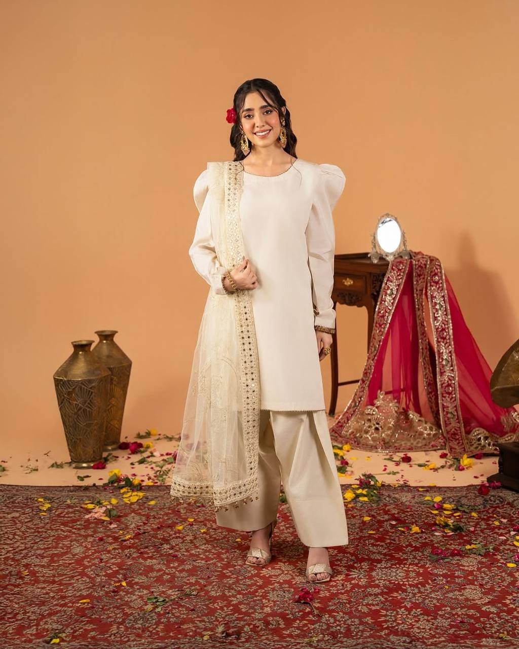 Dharti - MC Elegant Heavy Natural Crep Silk. suit set