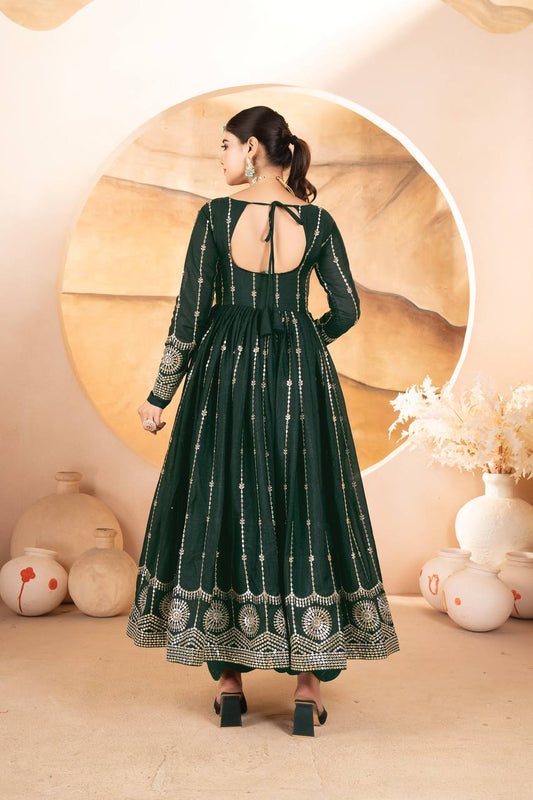 Trivika - TD Classic Anarkali 3 piece suit set