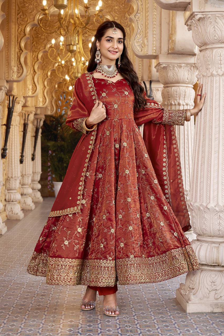 Priya - TD Heavy Embroidered Anarkali suit set