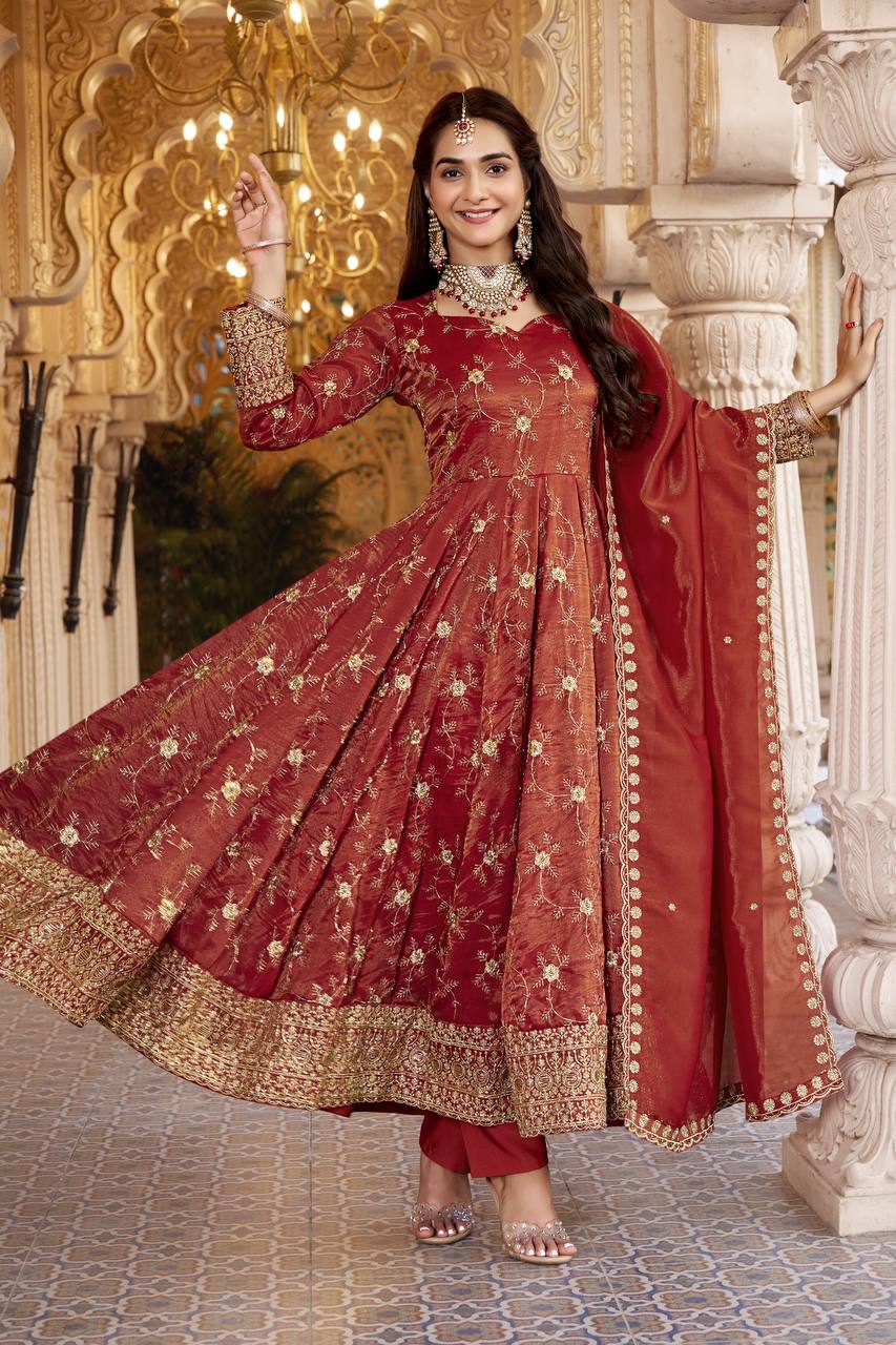 Priya - TD Heavy Embroidered Anarkali suit set