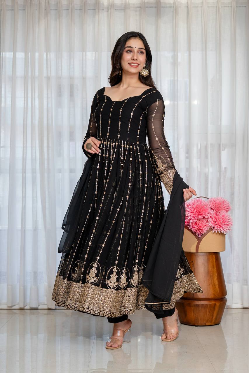 Kashi - TD Faux Blooming Anarkali set