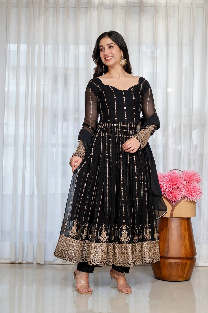 Kashi - TD Faux Blooming Anarkali set