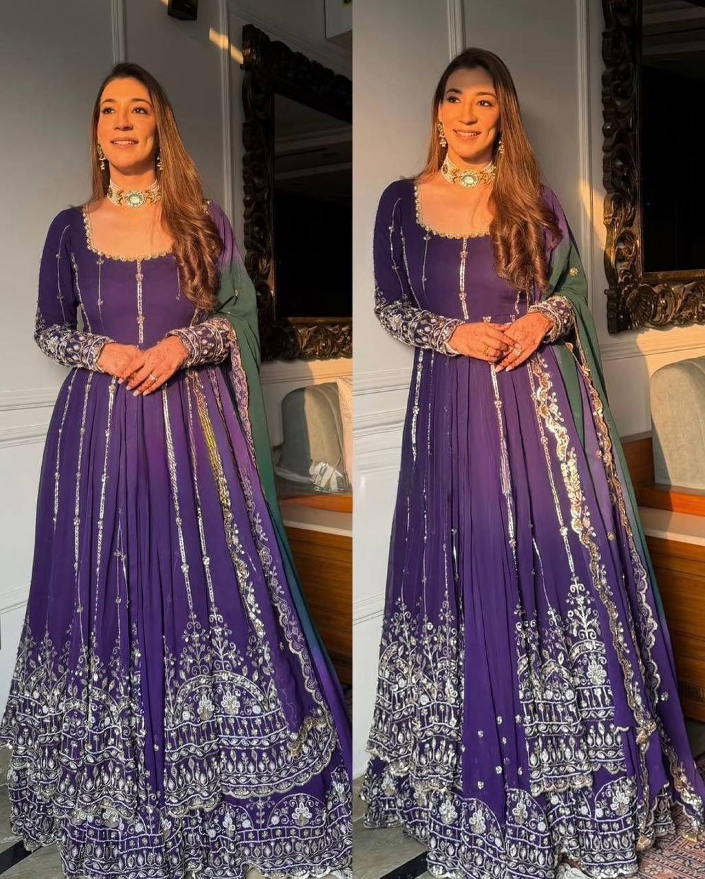 Saanvi-RT Kurti Lehngha set with duptta