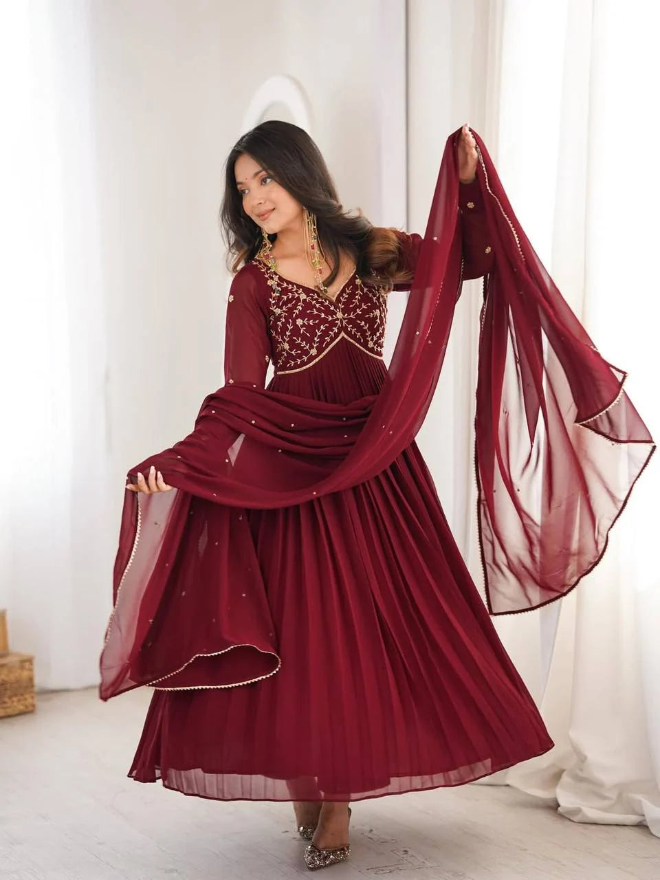 Ishika - MF Elegant designer gown Anarkali suit