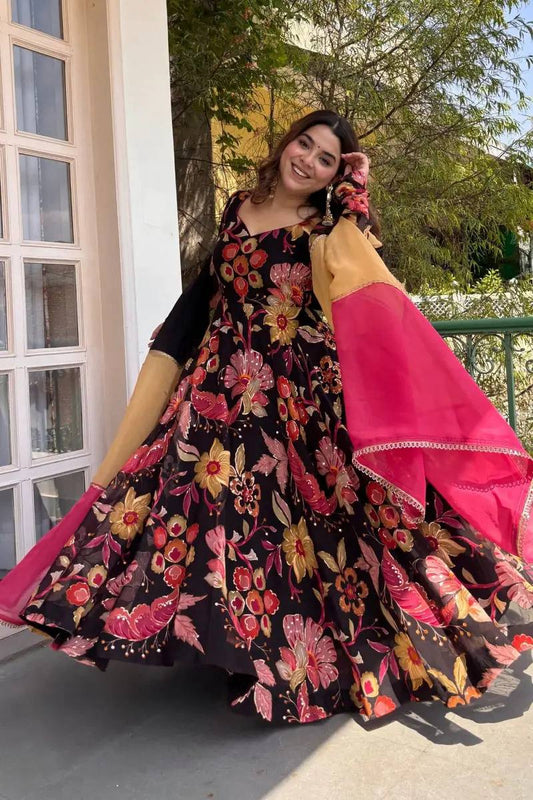 Renuka - MC Elegant Designer Anarkali Suit set