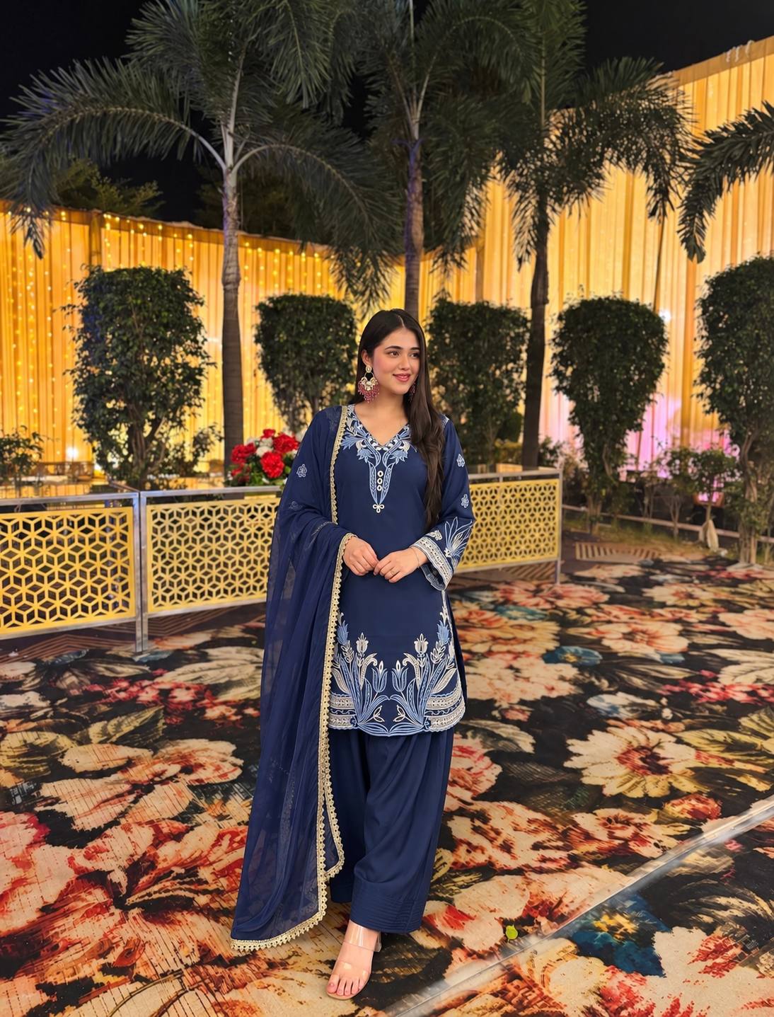 Yashika - HK Pure Crepe Silk salwar suit set