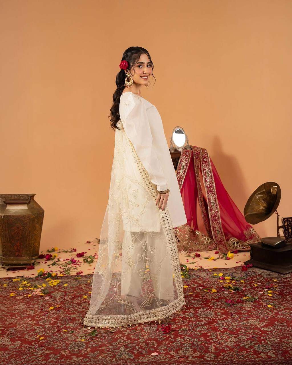 Dharti - MC Elegant Heavy Natural Crep Silk. suit set