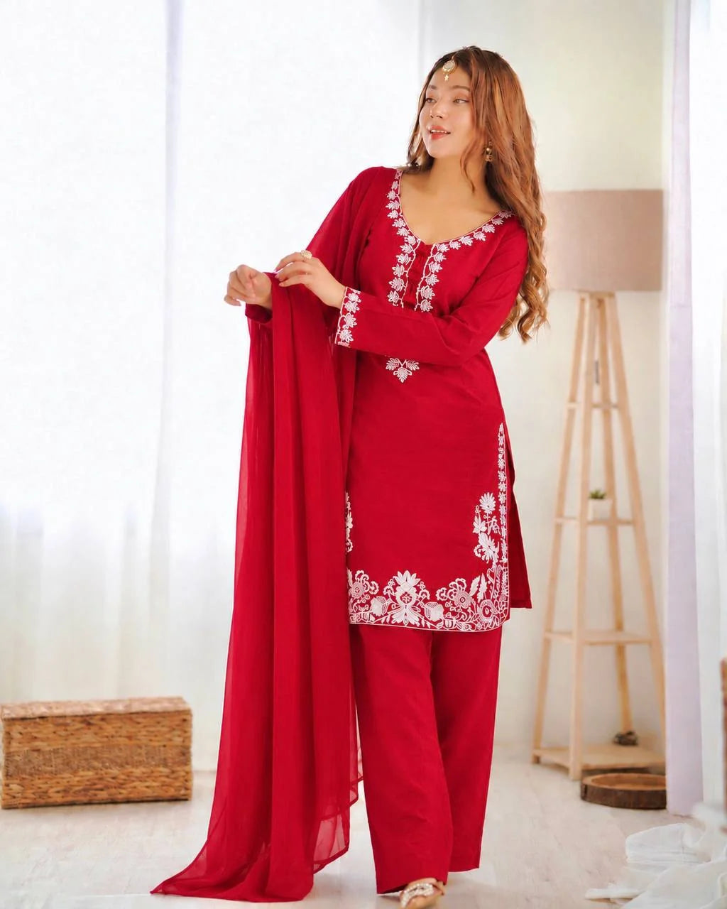 Shalini - HK Pure Roman kurta set