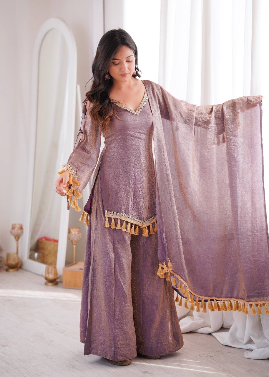 Noor-e-Gul Embroidered Sharara Set