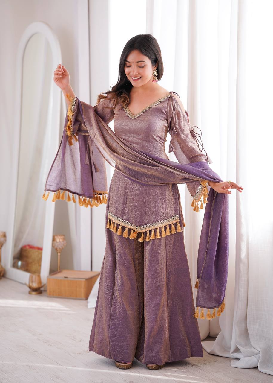 Noor-e-Gul Embroidered Sharara Set